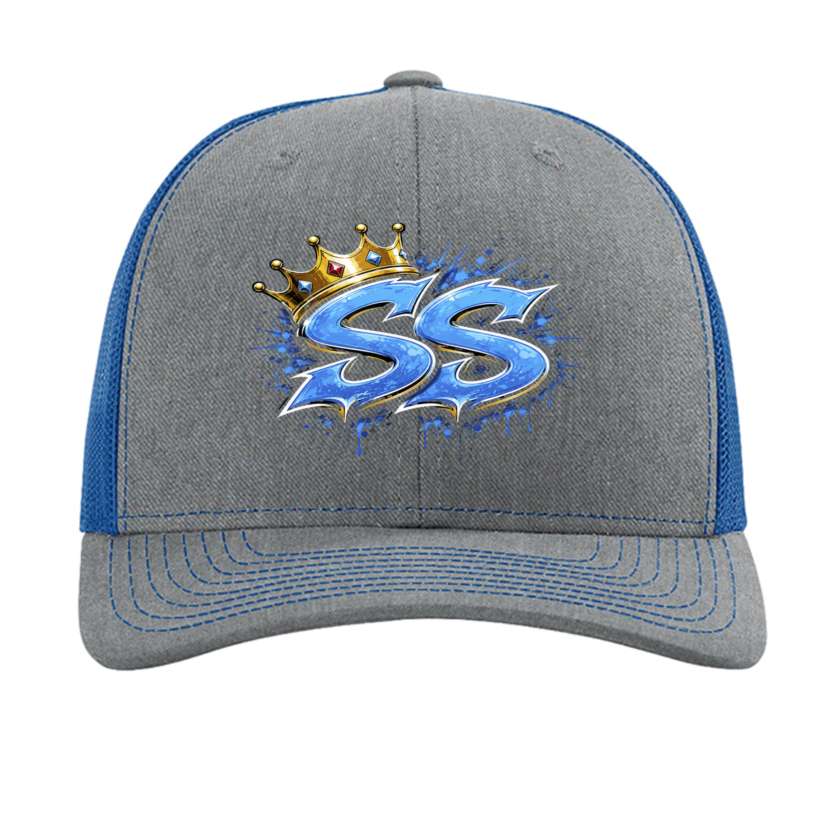 Heather Grey/ Royal - 112 - FRONT